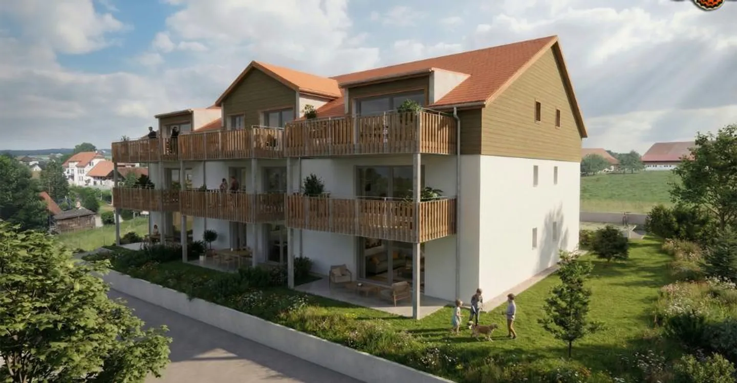 Superb 2½ with large 16m2 balcony in new promotion - Photo 1 of 5