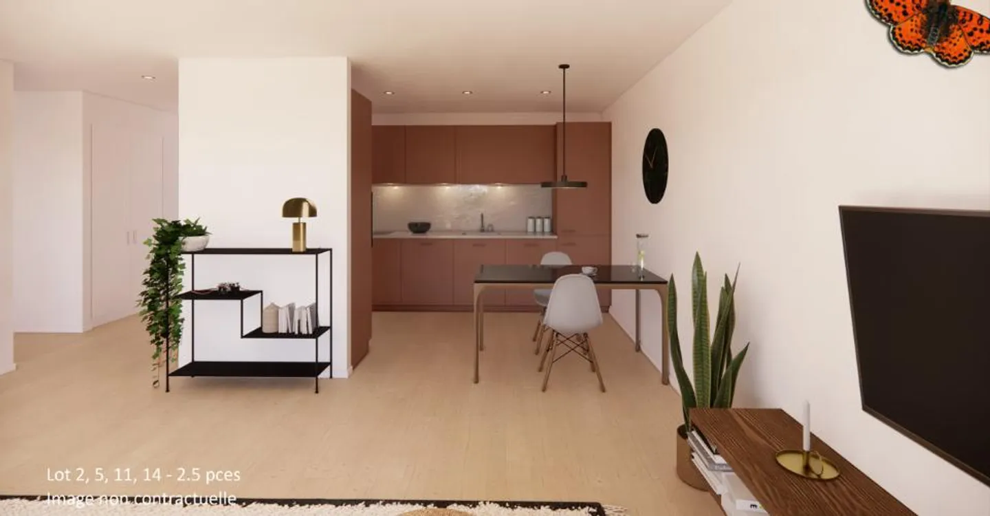 Superb 2½ with large 16m2 balcony in new promotion - Photo 4 of 5