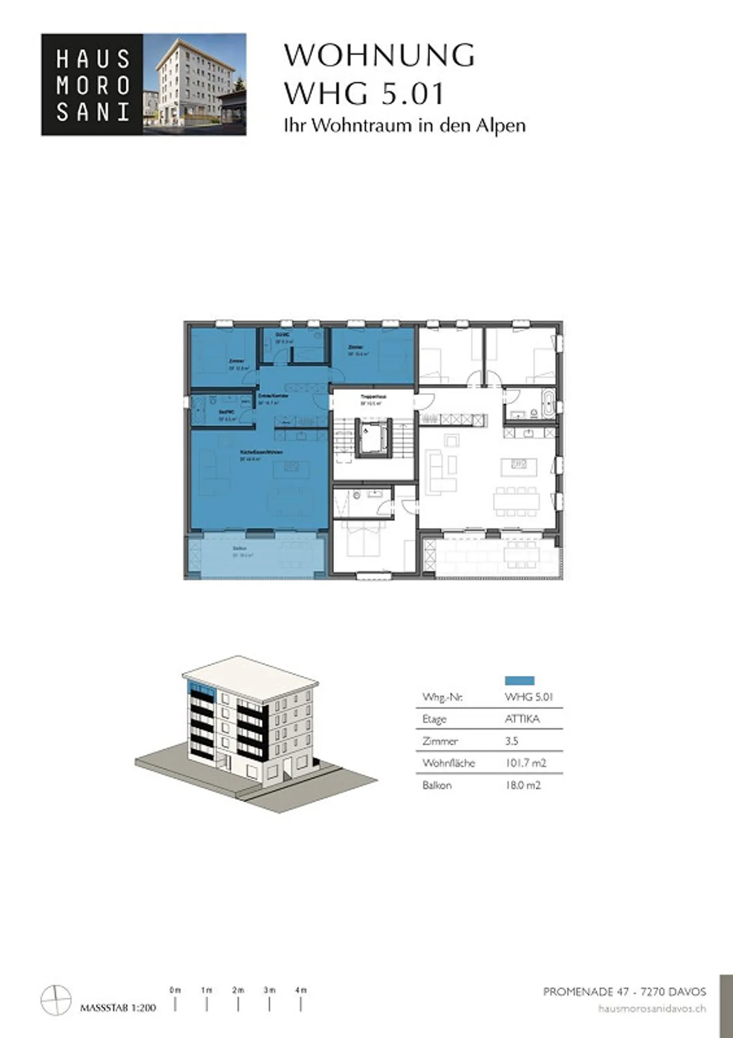 3 1/2-ZW ATTIKA NEW BUILDING HOUSE MOROSANI, NO. 5.01 (Second Home) - Photo 13 of 13