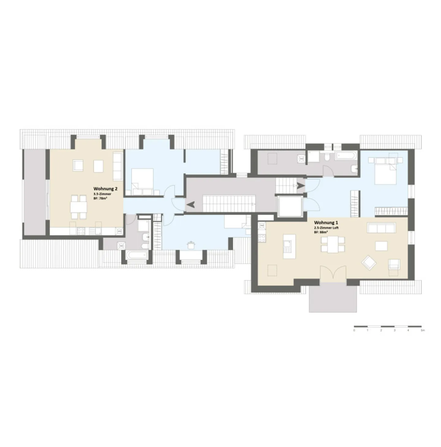 Appartement loft de haute qualité au cœur de Rüti - Photo 11 sur 11