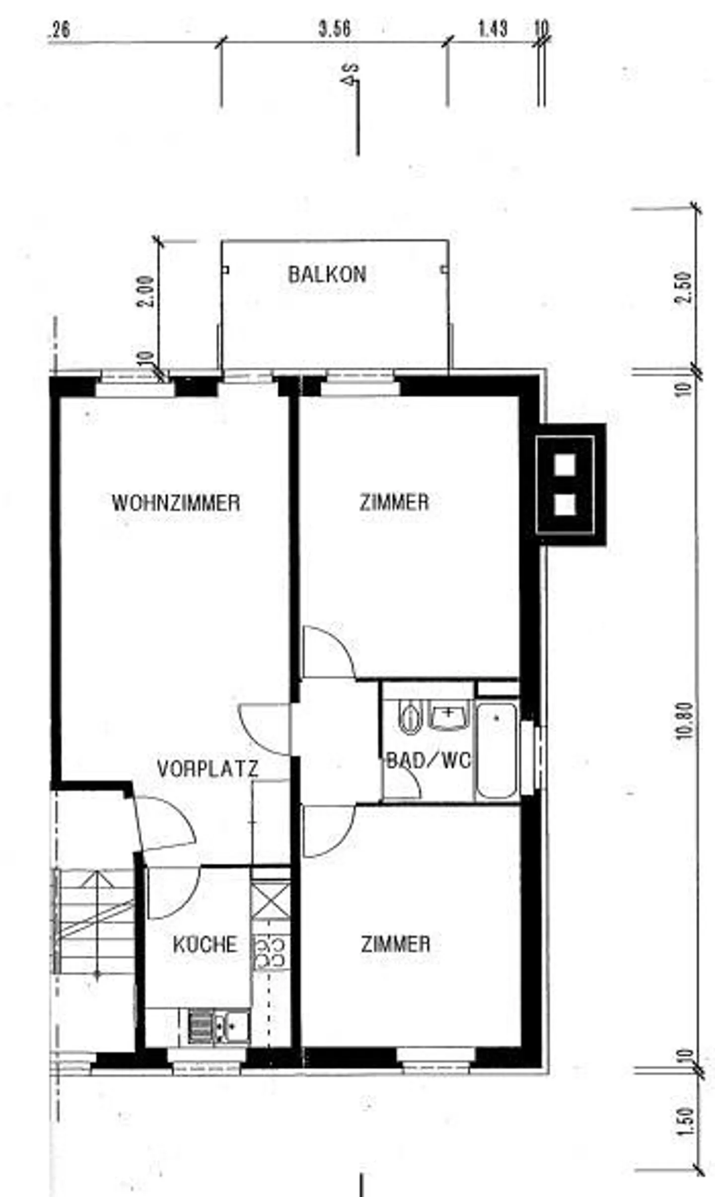 Charmante Wohnung in zentraler Lage - Foto 8 von 8