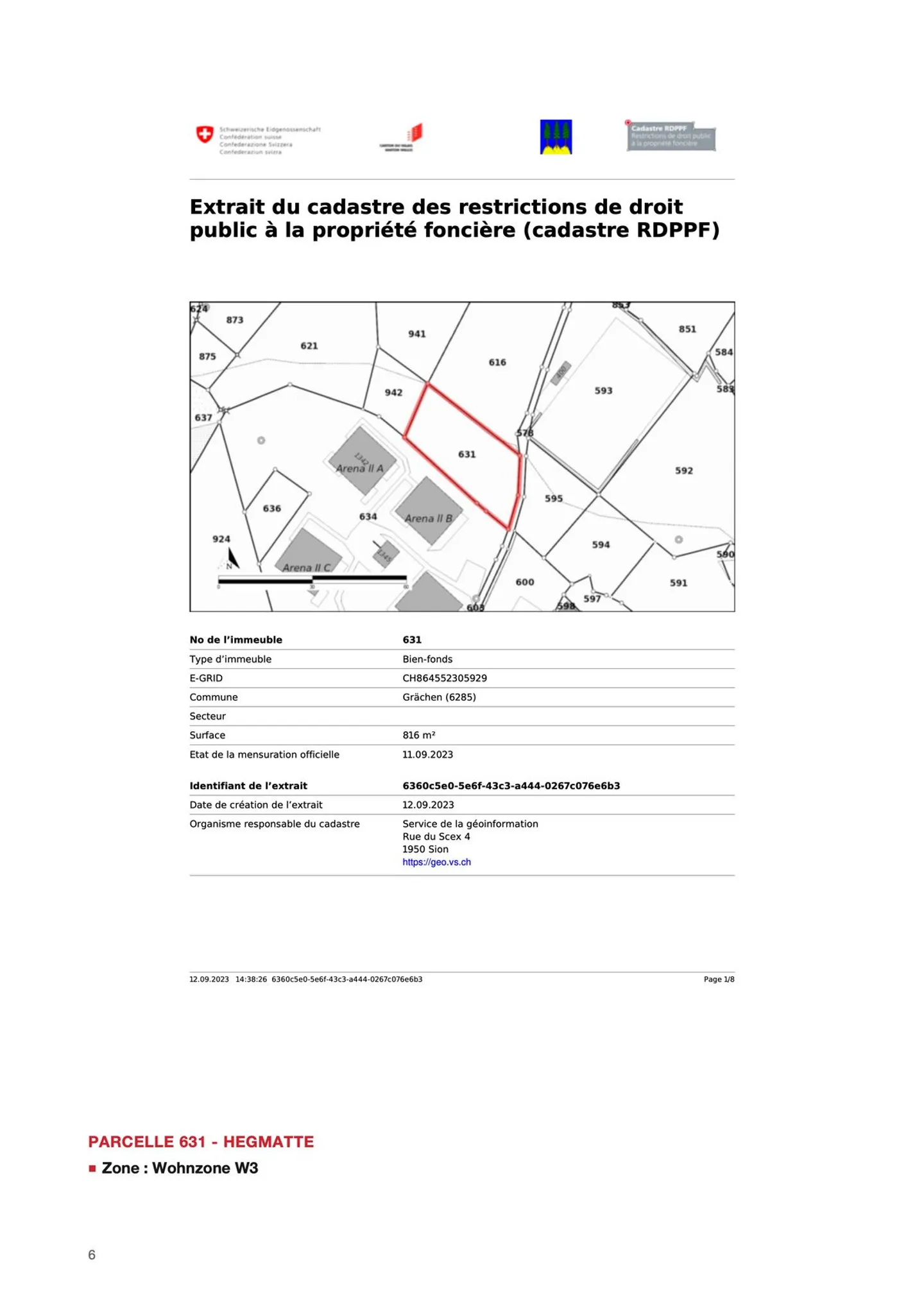 (3925) GRÄCHEN (VS) - 6 Building Plots for Sale - Photo 7 of 10