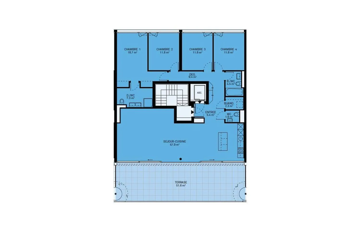 Nuova promozione: attico di 5,5 stanze con terrazza sul tetto - Foto 11 di 11