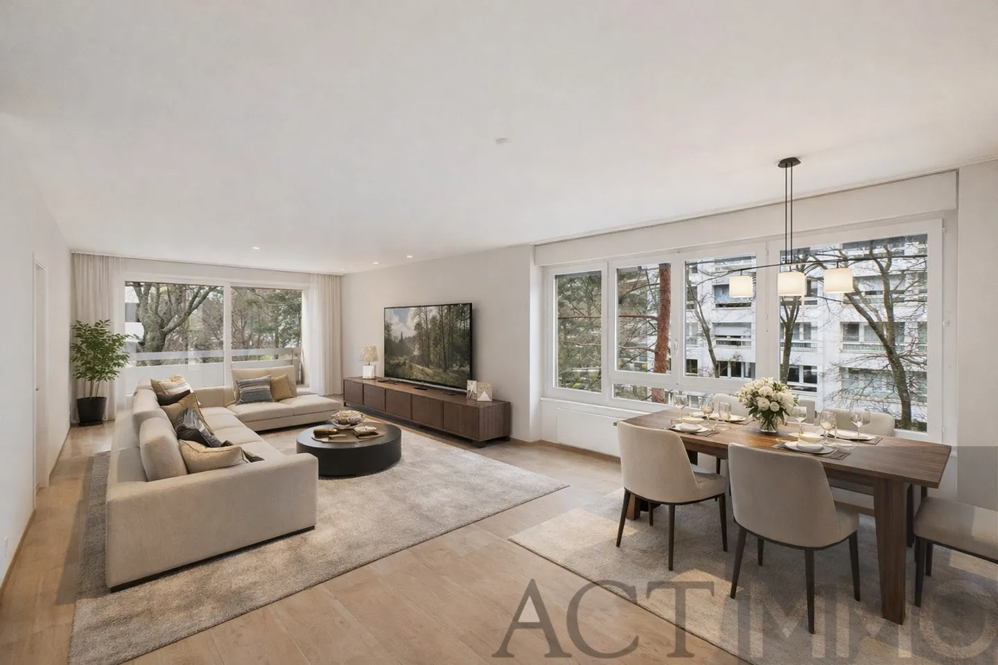 Magnificent 183 m2 apartment with two loggias in Champel - Photo 1 of 8