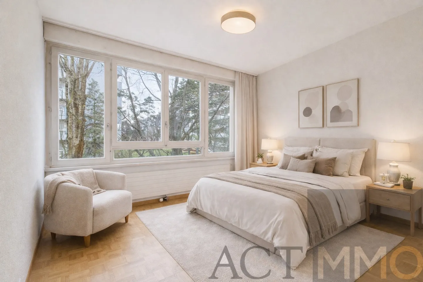 Magnificent 183 m2 apartment with two loggias in Champel - Photo 4 of 8