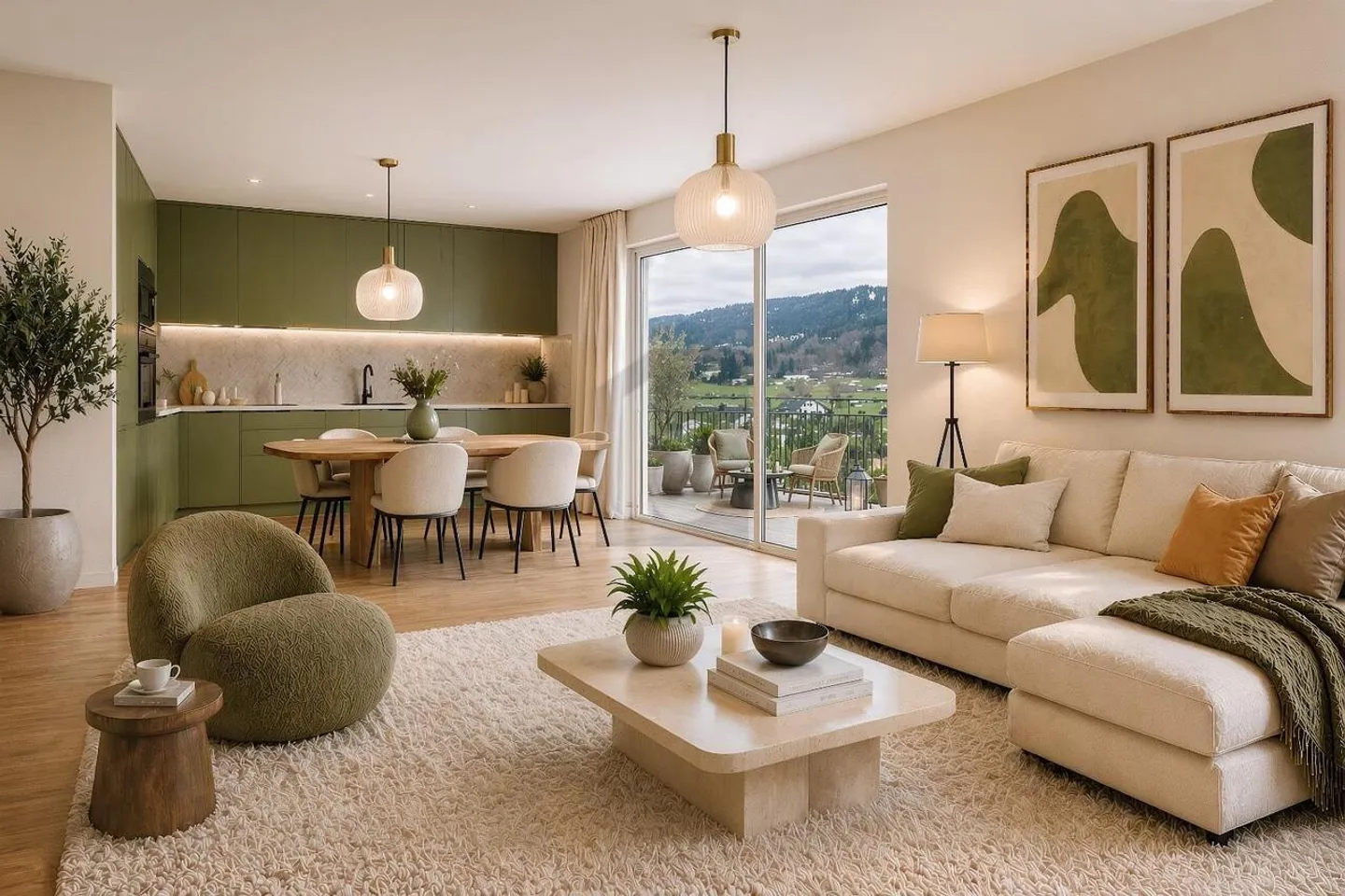 Appartement Moderne avec Grand Balcon - Photo 1 sur 4