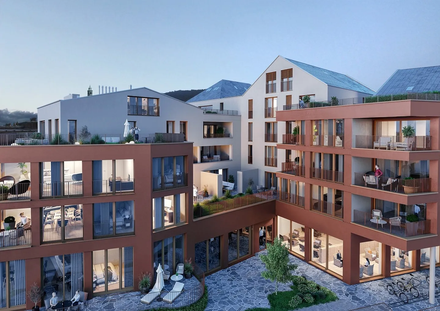 Luxury 5.5-room maisonette apartment with panoramic lake view - Photo 3 of 10