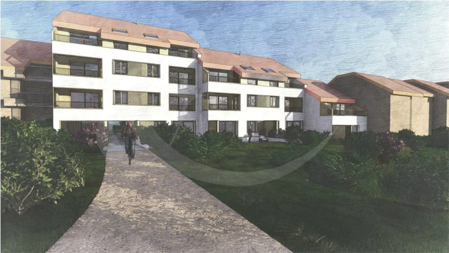 Triplex Townhouse with 7 Rooms in Development Zone in Vieux Meyrin - Photo 4 of 5