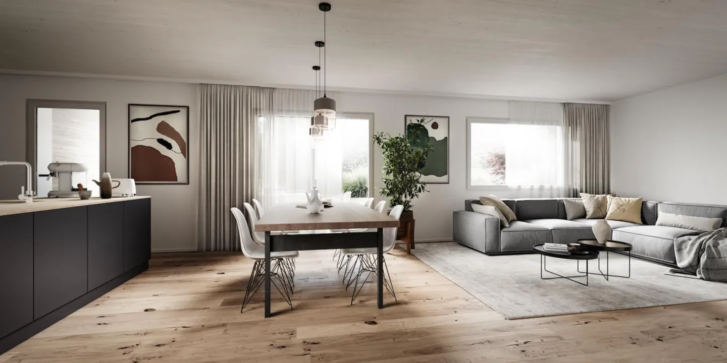 Inizio dei lavori! WINKEL - Bettwiesen, Casa bifamiliare B - Foto 3 di 4