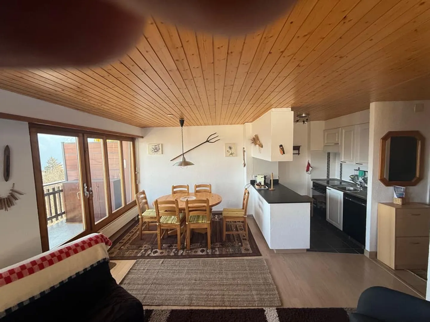 Charming Apartment in Tzoumaz - Photo 1 of 10