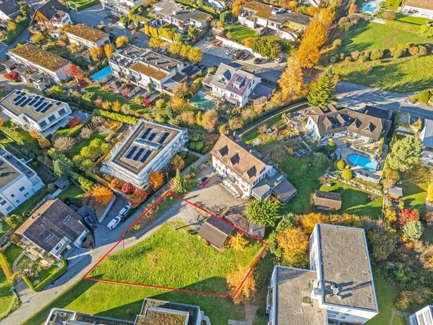 Raum für Visionen - seltenes Bauland im Lenggis - Foto 2 von 3