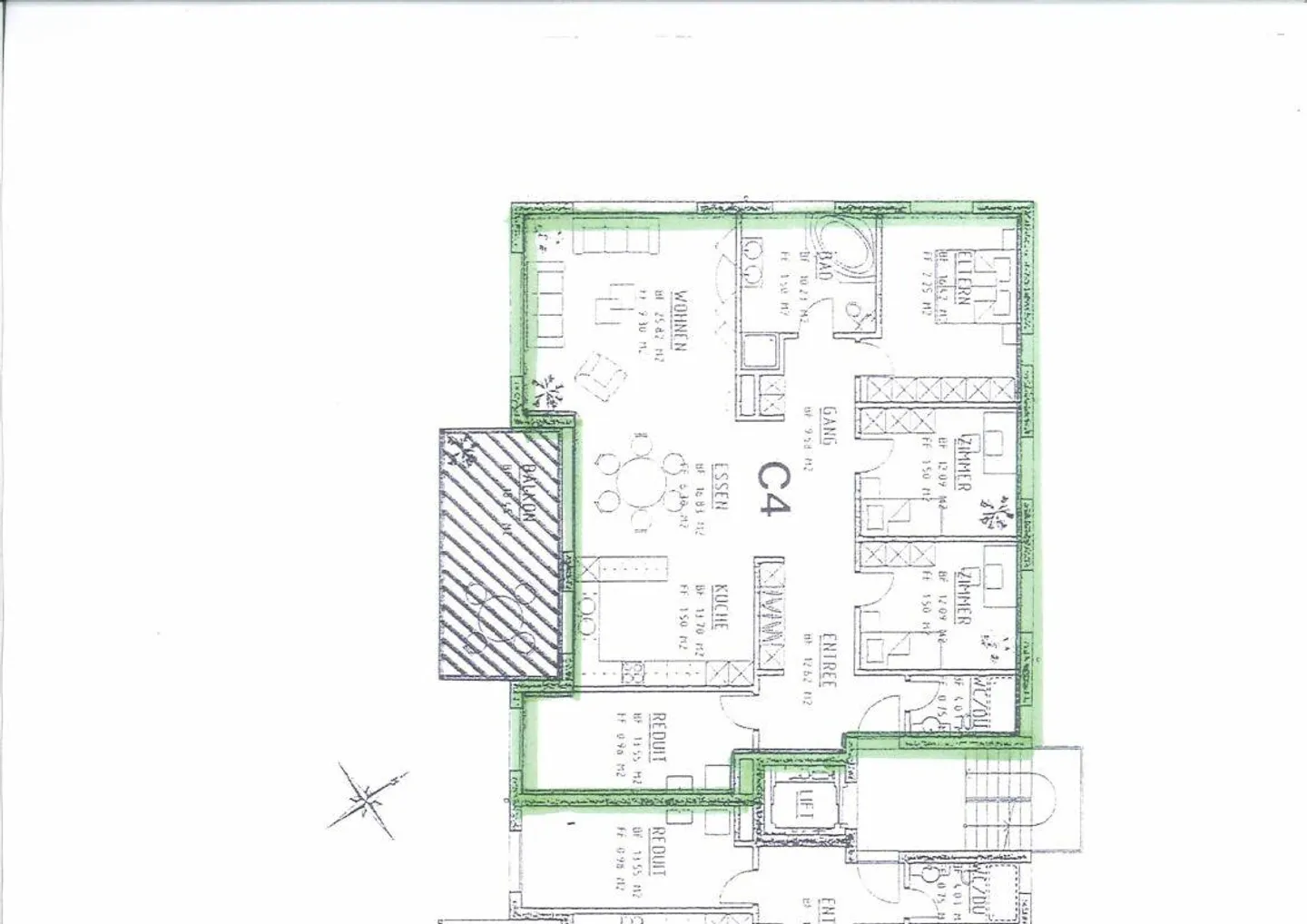 Ampio appartamento di 4 1/2 stanze con vista - Foto 11 di 11