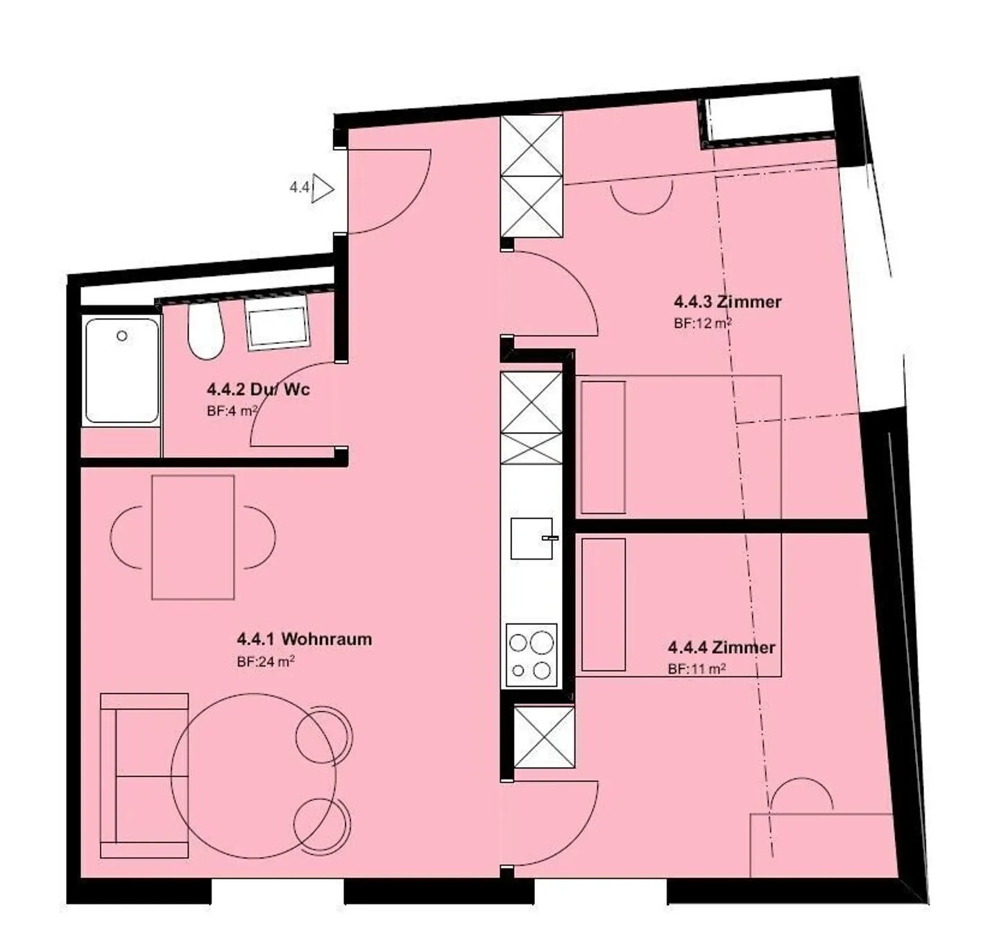 Accogliente appartamento di 3,5 stanze in affitto nella città vecchia di Chur! - Foto 7 di 7