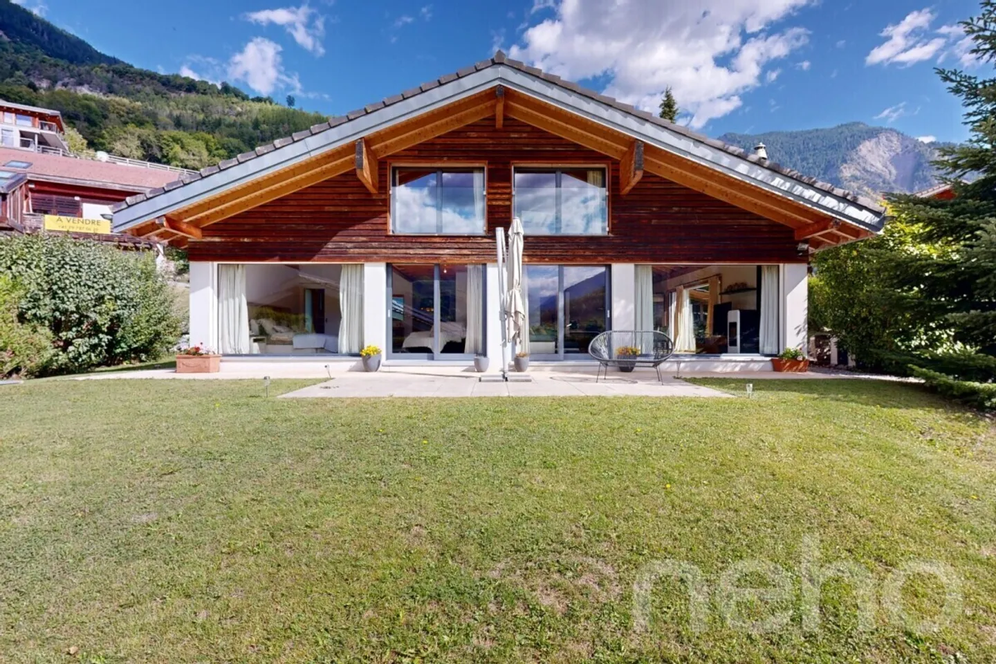 Vollèges - Prestige-Familienchalet mit atemberaubendem Blick - Foto 3 von 12