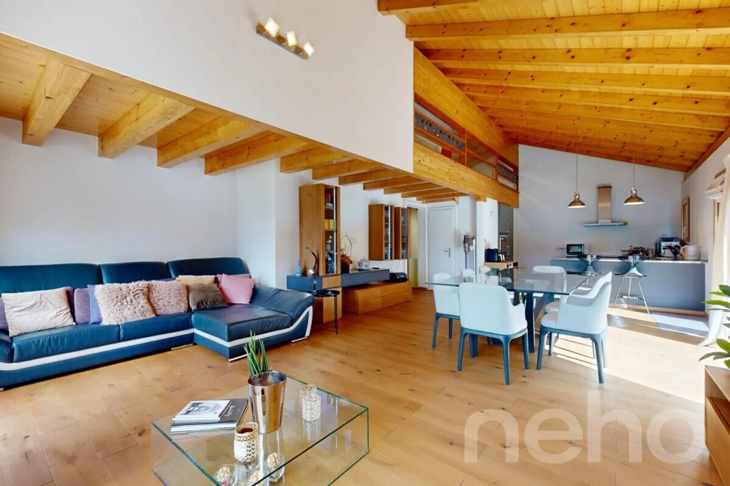 Vollèges - Prestige-Familienchalet mit atemberaubendem Blick - Foto 5 von 12