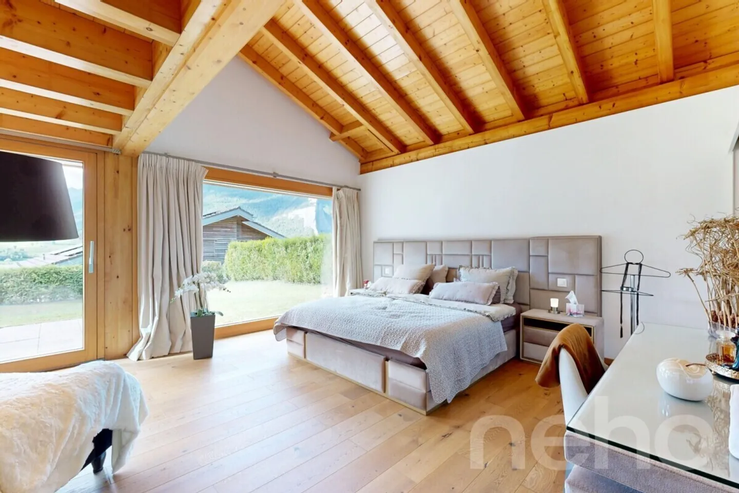 Vollèges - Prestige-Familienchalet mit atemberaubendem Blick - Foto 7 von 12