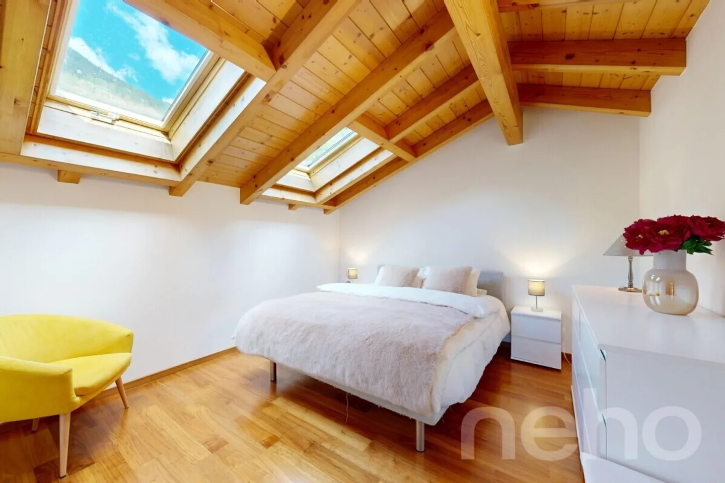 Vollèges - Prestige-Familienchalet mit atemberaubendem Blick - Foto 10 von 12