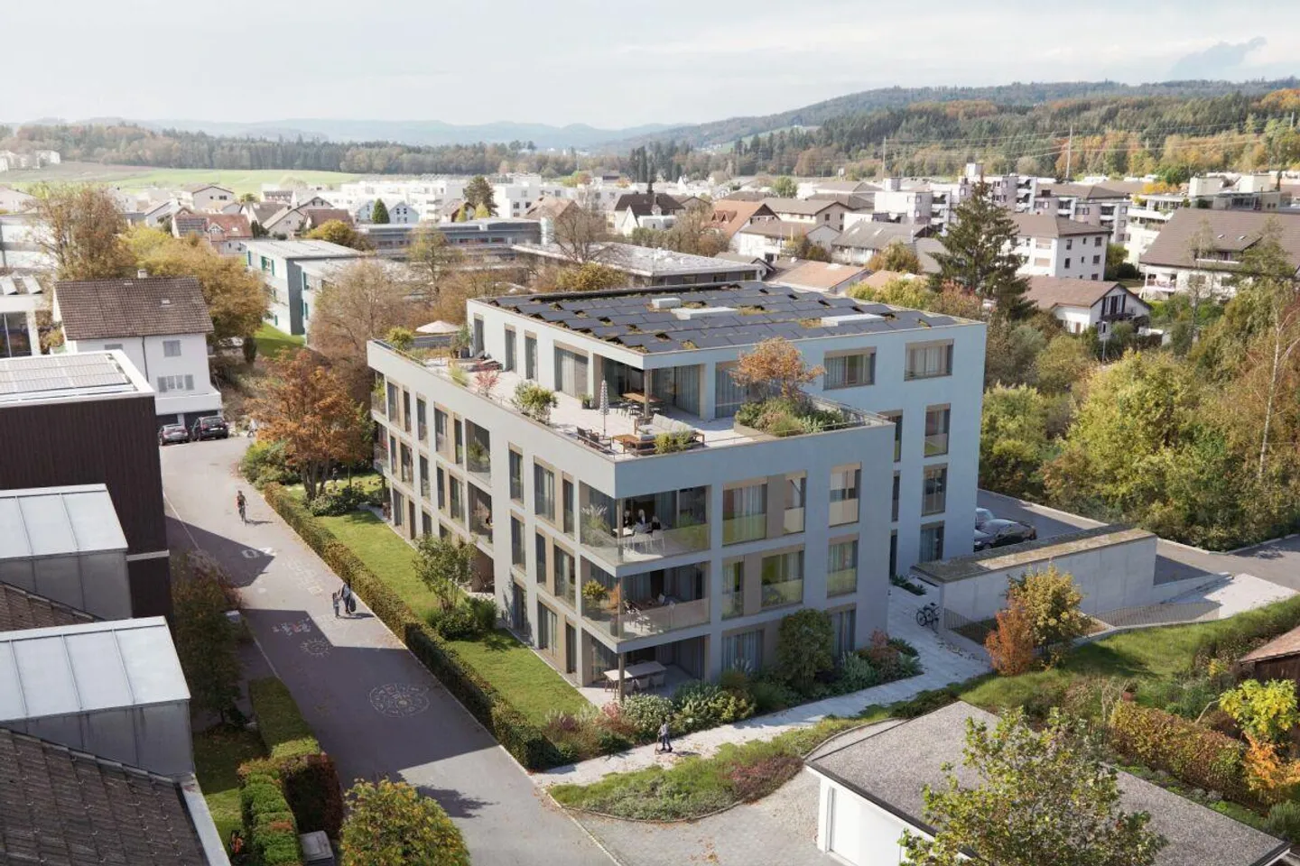 Nuovo spazio commerciale in costruzione grezza in una posizione centrale a Fislisbach - Foto 1 di 3