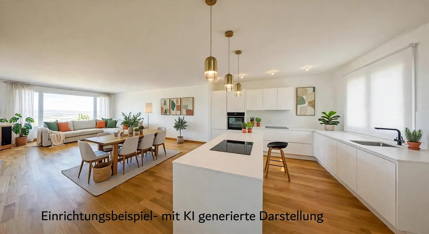 For sale in Steffisburg: 5.5-room terraced house with high privacy... - Photo 2 of 13