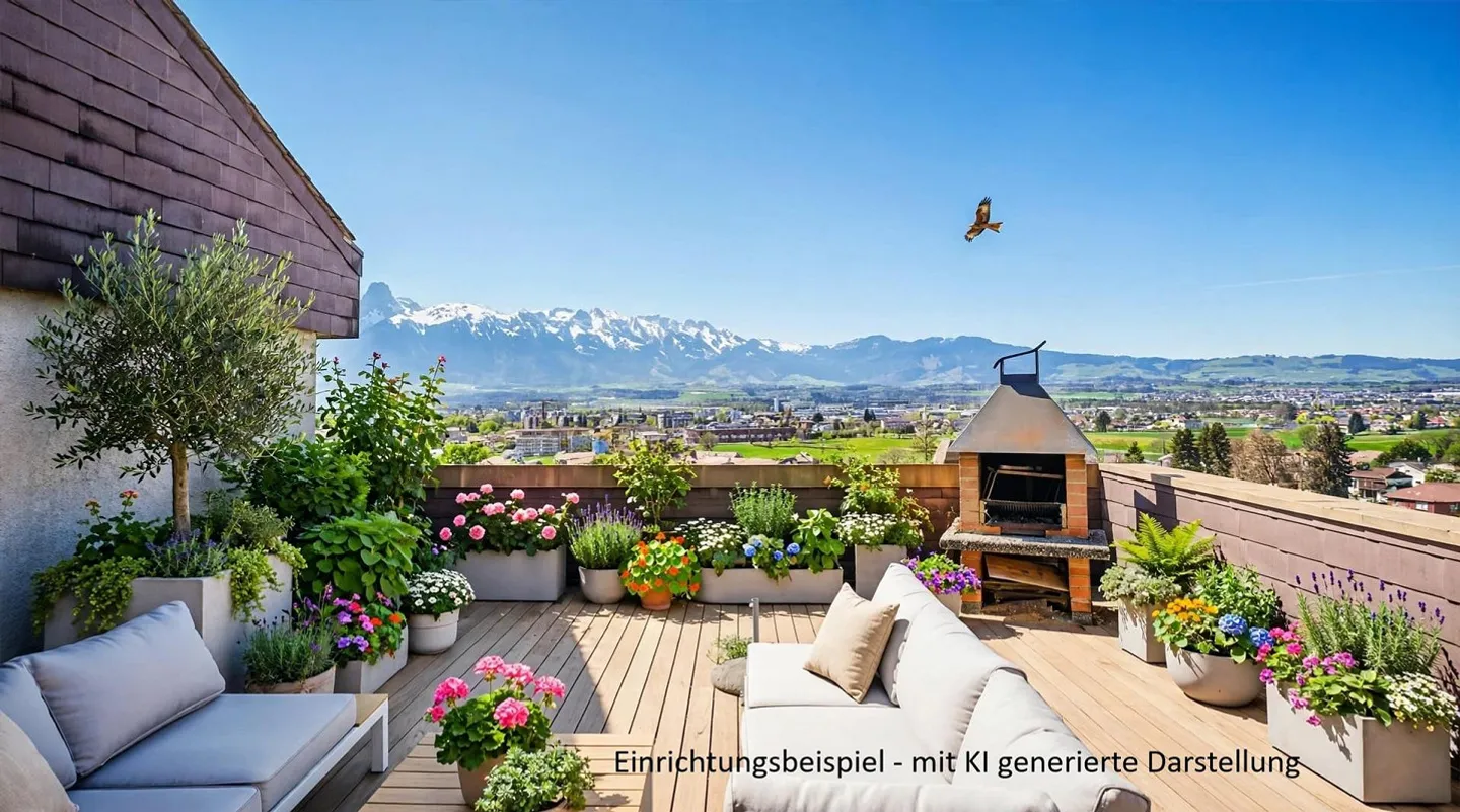 For sale in Steffisburg: 5.5-room terraced house with high privacy... - Photo 11 of 13
