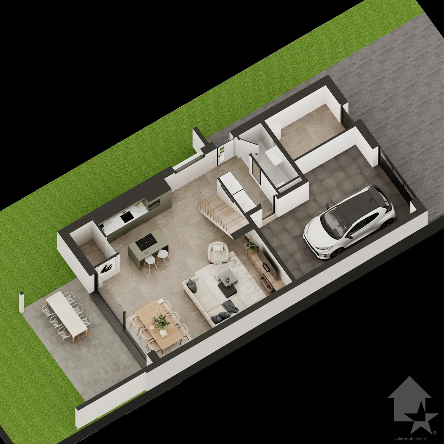 Collombey, new project of a 5.5-room villa - Photo 5 of 12