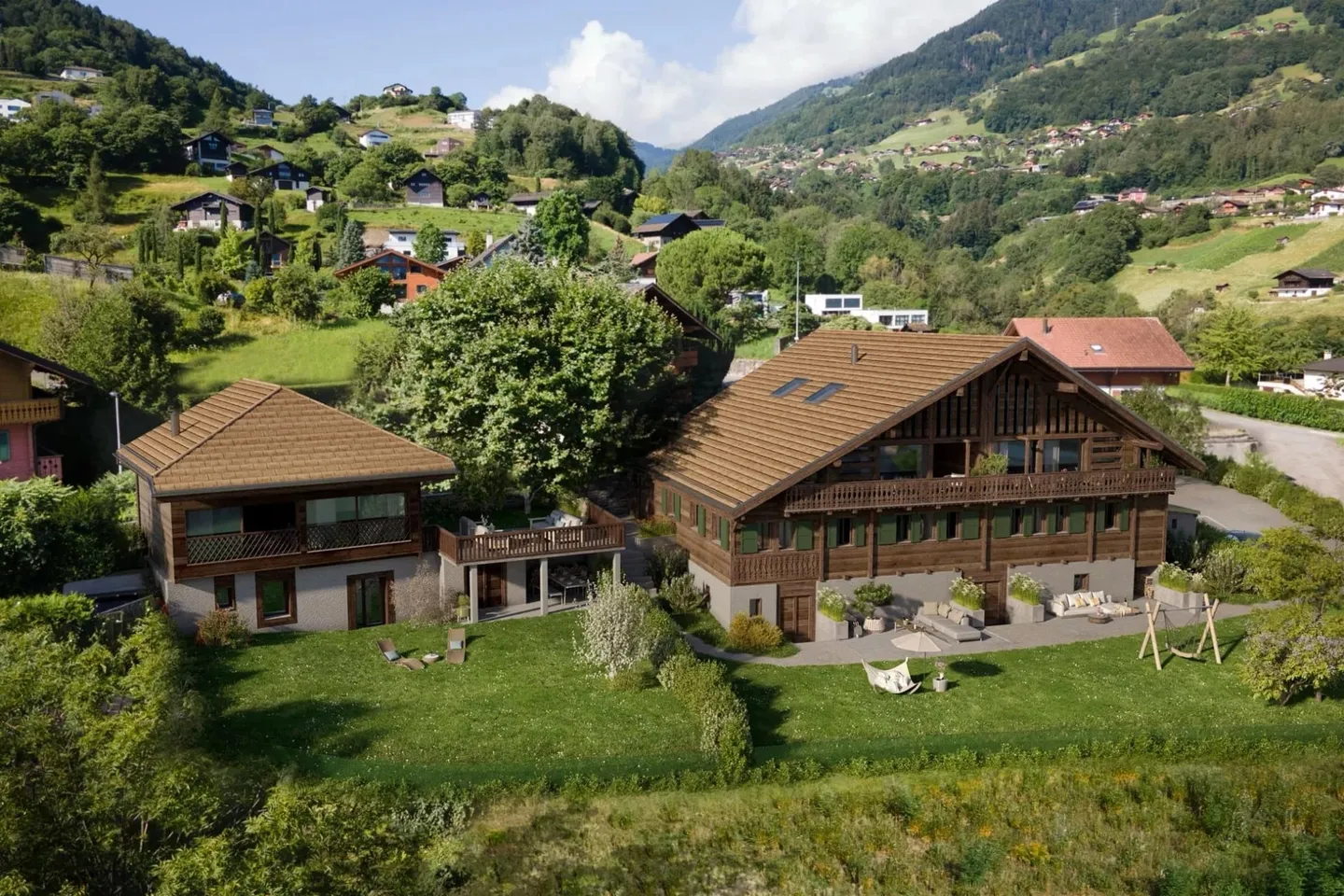 Moderne Villa und Wohnungen in Monthey - Foto 1 von 1