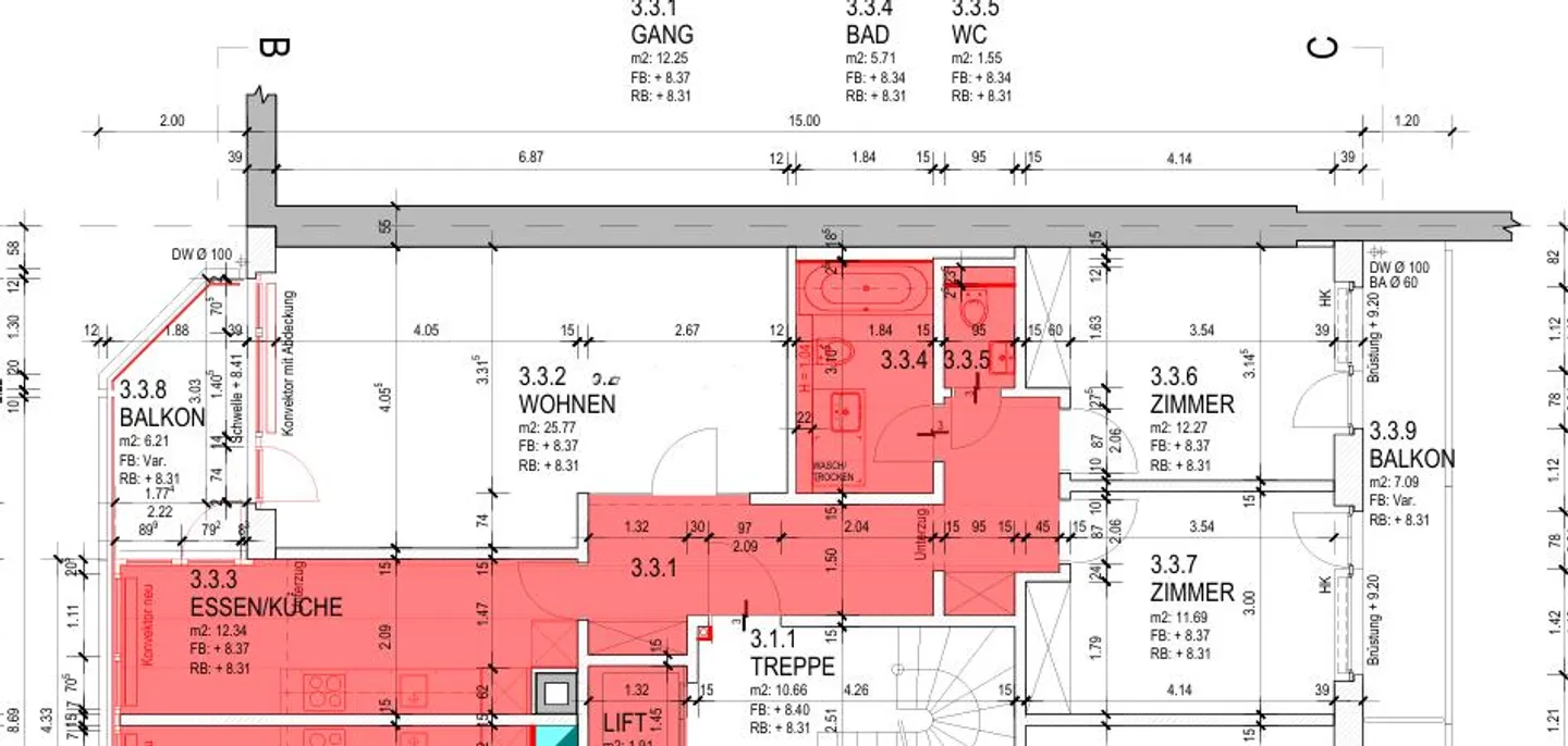 3.5 Room Apartment in the Best Rhine Location in Basel - Photo 9 of 9