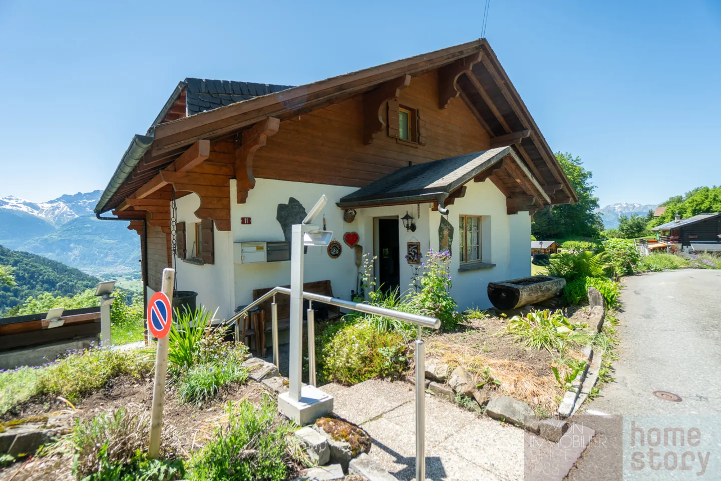 Seltene Familienwohnung mit Blick auf die Dents du Midi - Foto 20 von 22