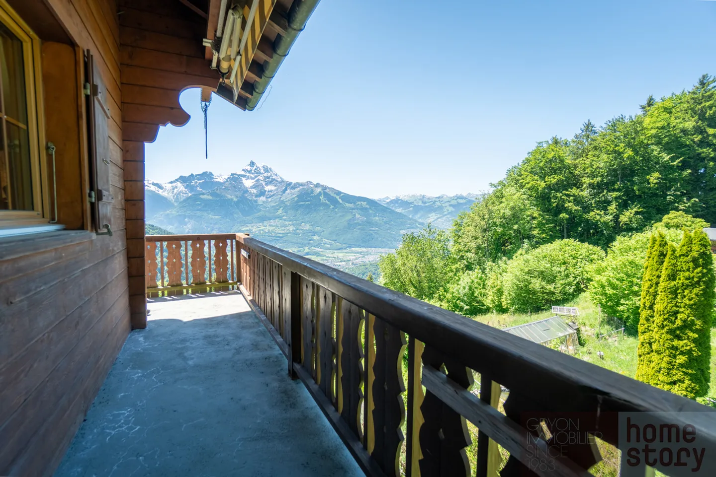 Seltene Familienwohnung mit Blick auf die Dents du Midi - Foto 9 von 22