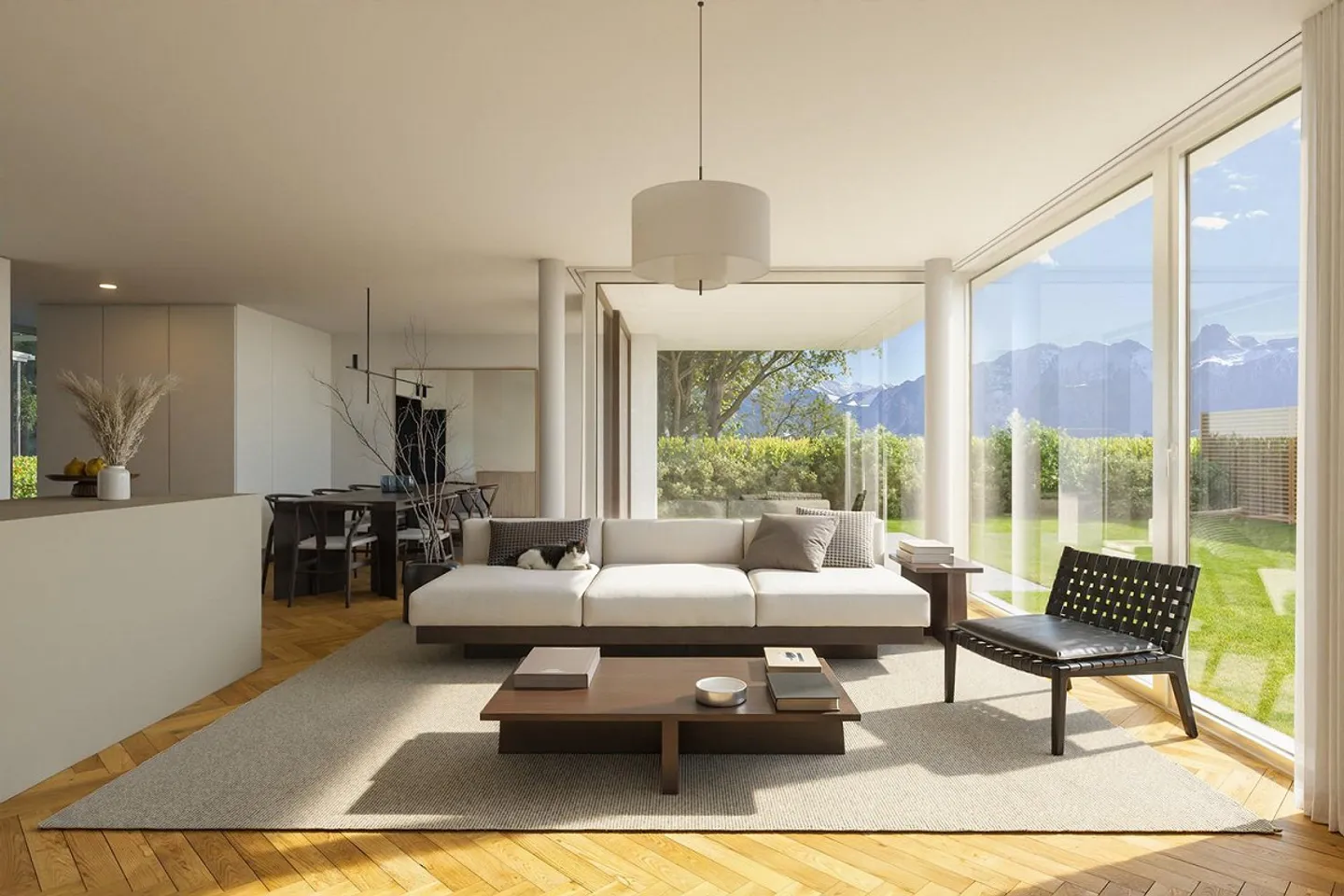 Neubau 5.5 Zimmer-Doppel-Einfamilienhäuser in Heimberg - Photo 2 of 12