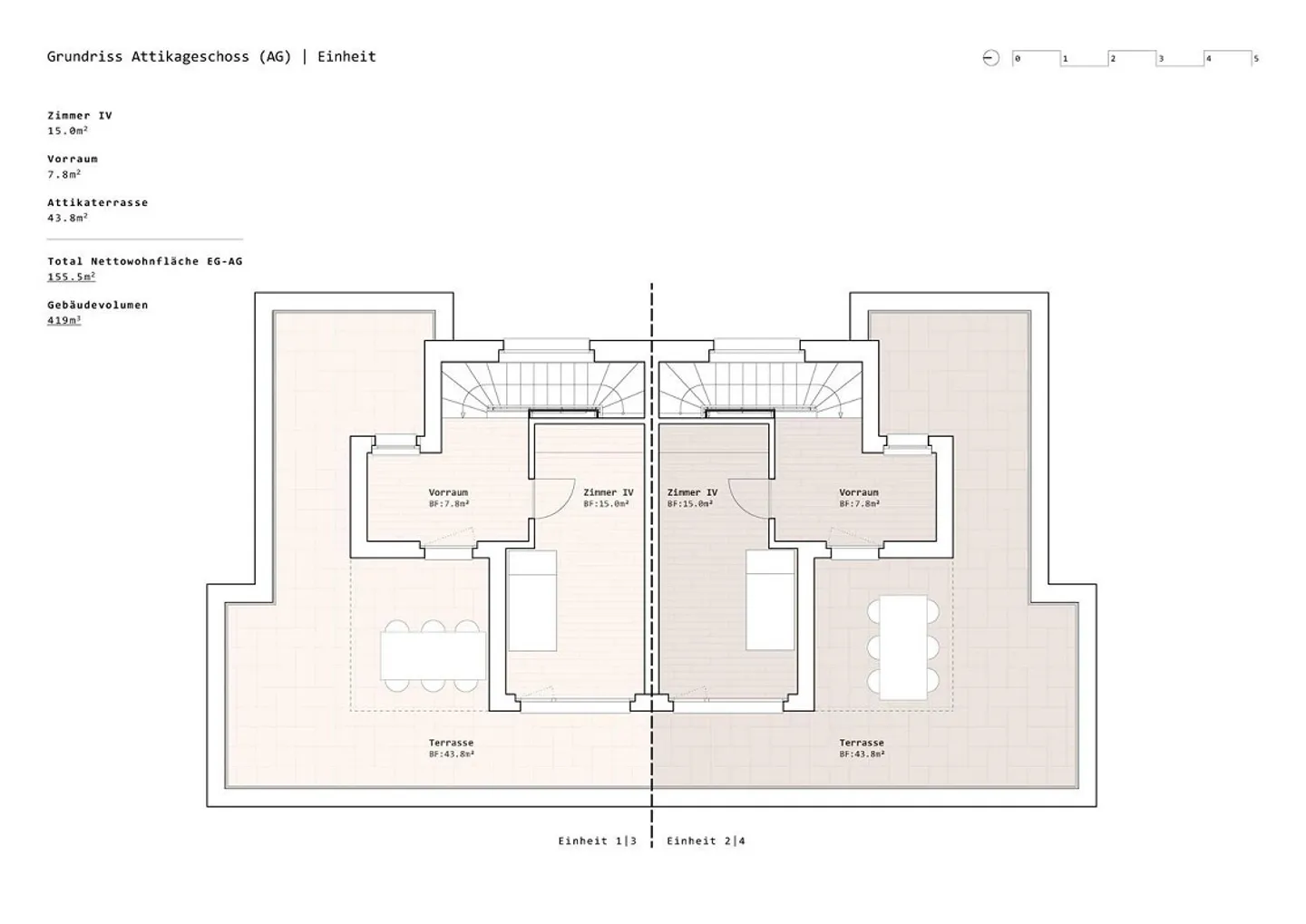 Neubau 5.5 Zimmer-Doppel-Einfamilienhäuser in Heimberg - Photo 9 of 12