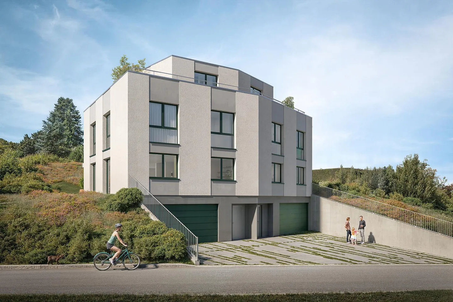 Casa bifamiliare di 6,5 stanze con attico a Wittenbach SG - Foto 2 di 8