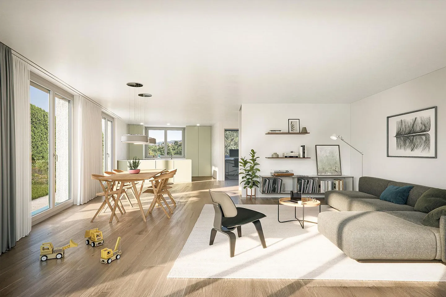 Casa bifamiliare di 6,5 stanze con attico a Wittenbach SG - Foto 3 di 8