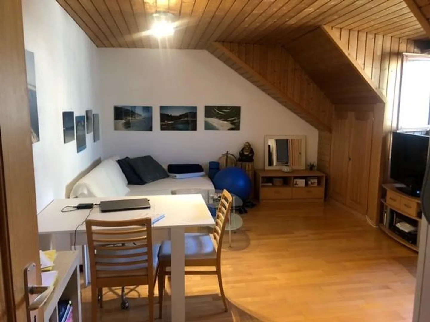 Appartement sous les combles 2.0 pièces au Château de Maienfeld - Photo 4 sur 9