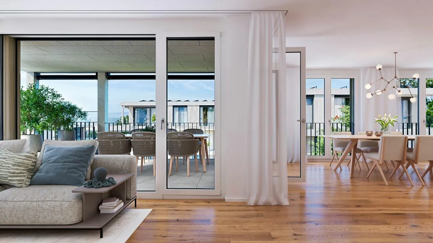 Nuovo progetto di costruzione Arrivée: Unico appartamento PENTHOUSE di 4 1/2 stanze con enorme terrazza - Foto 9 di 14