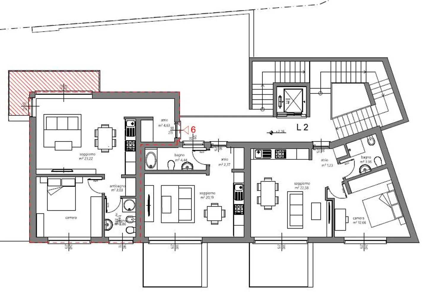 Nouvel appartement dans un petit immeuble entouré de verdure - Photo 6 sur 12