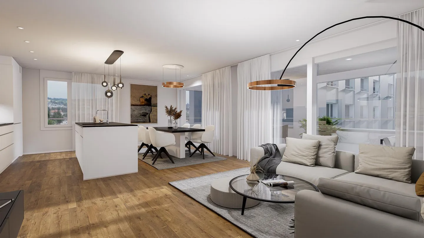 Sviluppo residenziale ALZBACHFELD Reinach - Condomini di 5,5 stanze - Foto 5 di 18