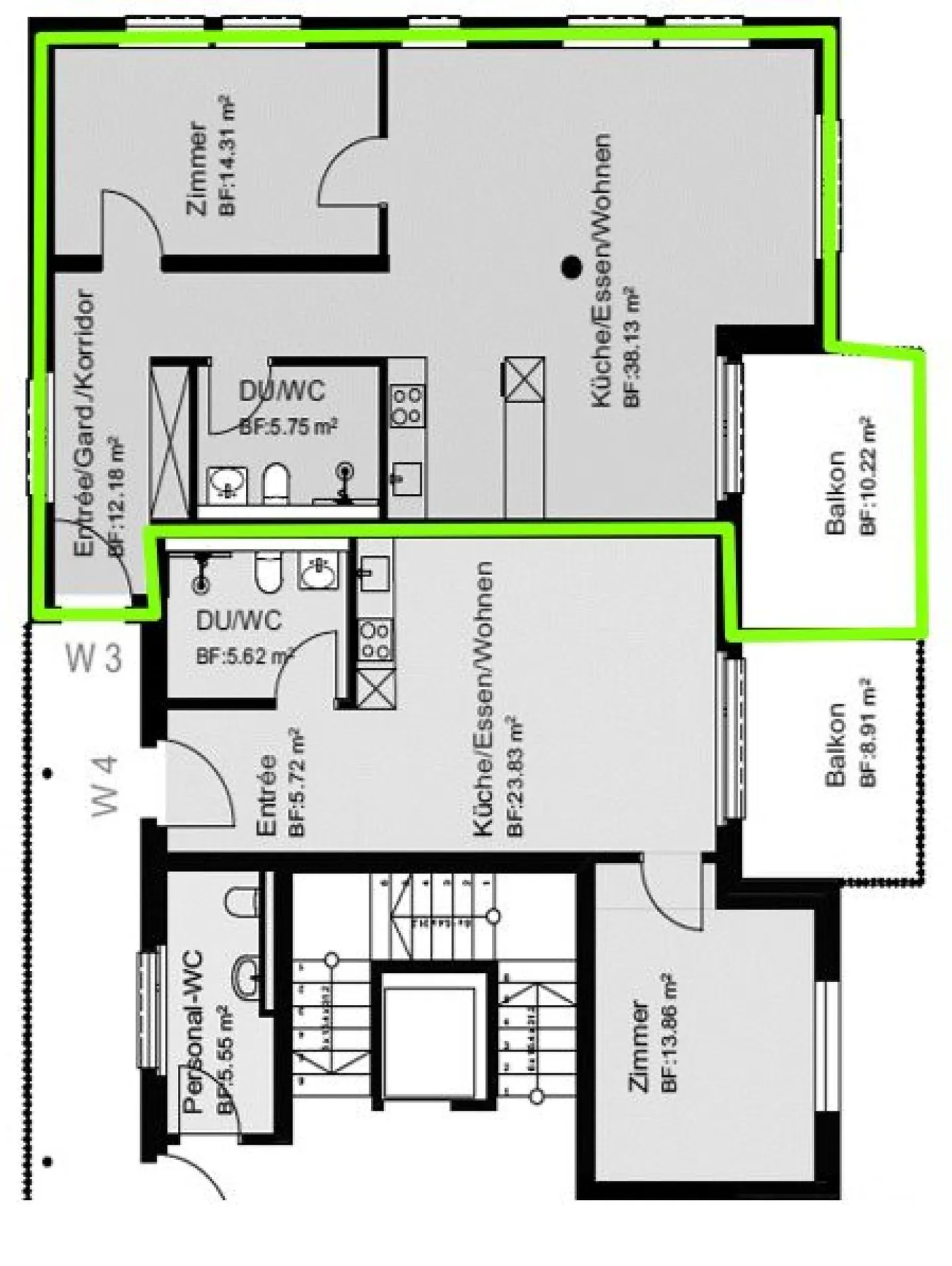 Modern, stylish apartment for rent in Büren - Photo 6 of 7