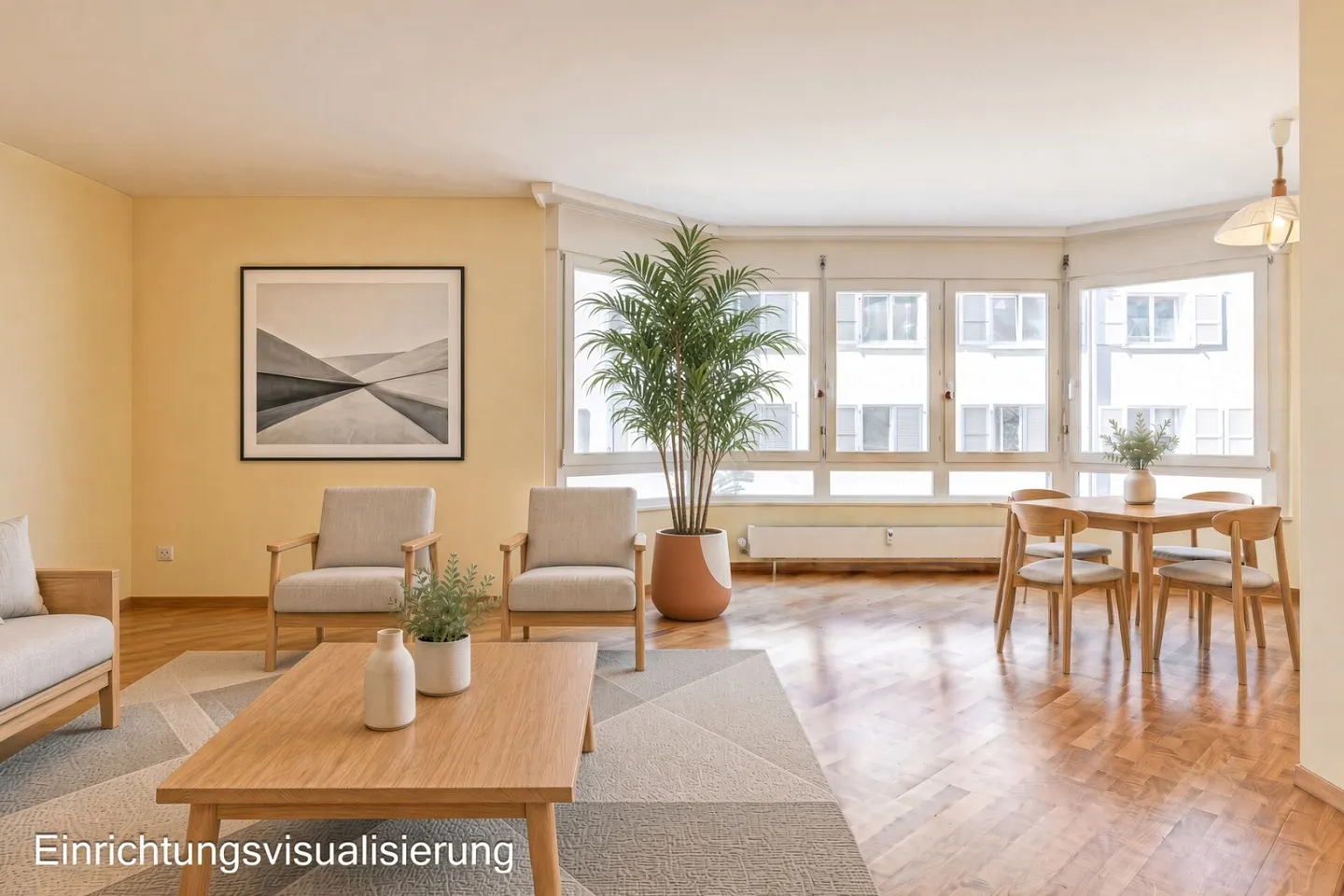 Living with Charm - Bright 3.5 Room Apartment with Quiet Balcony to the Courtyard - Photo 2 of 13