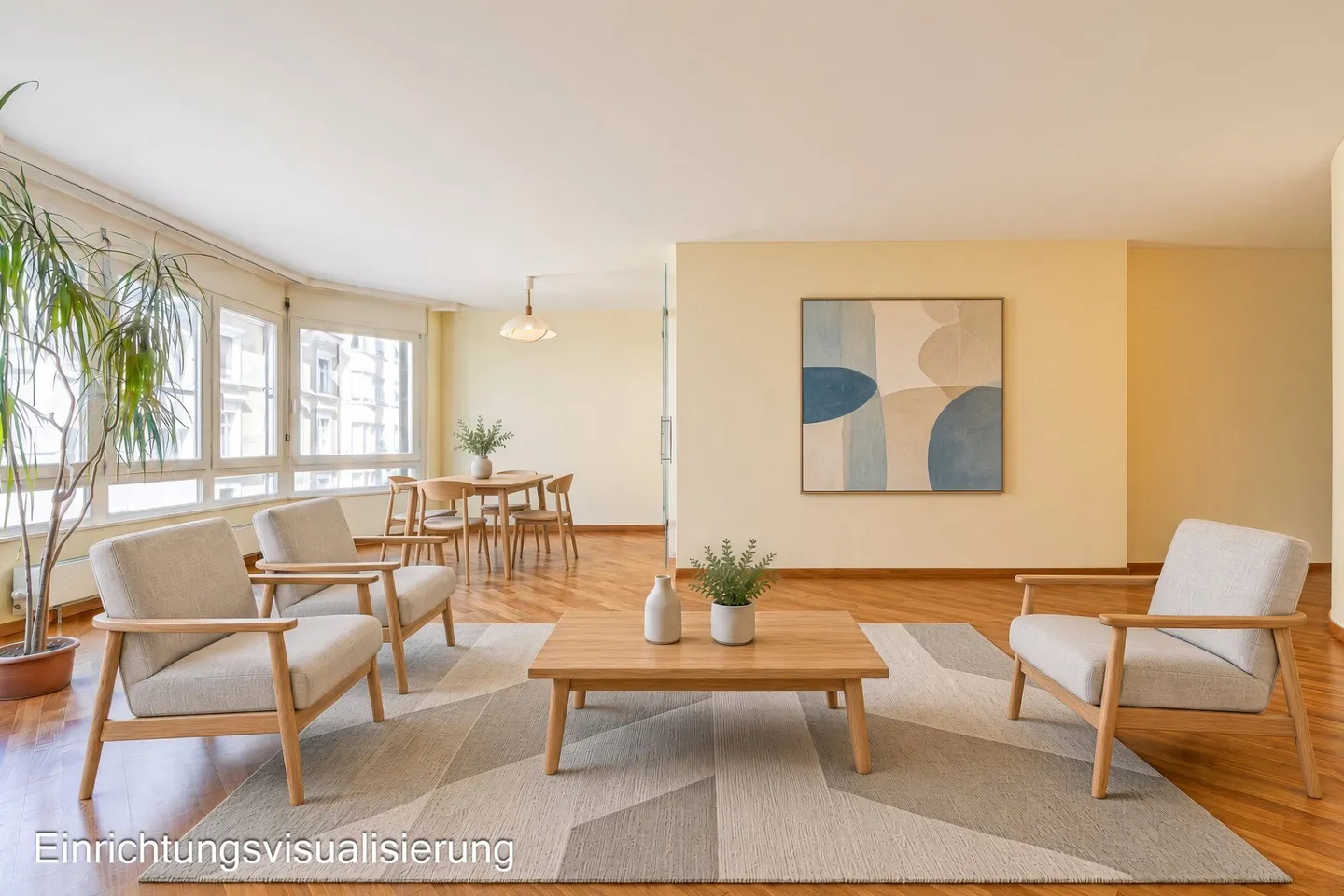 Living with Charm - Bright 3.5 Room Apartment with Quiet Balcony to the Courtyard - Photo 3 of 13