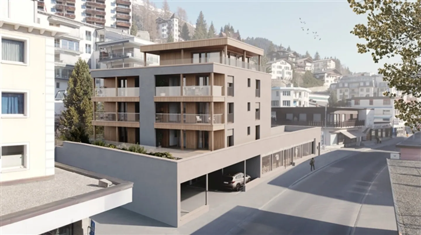 Neubau Casa PARSENN, 3.5 Zimmerwohnung Nr. 1 - Foto 2 von 2