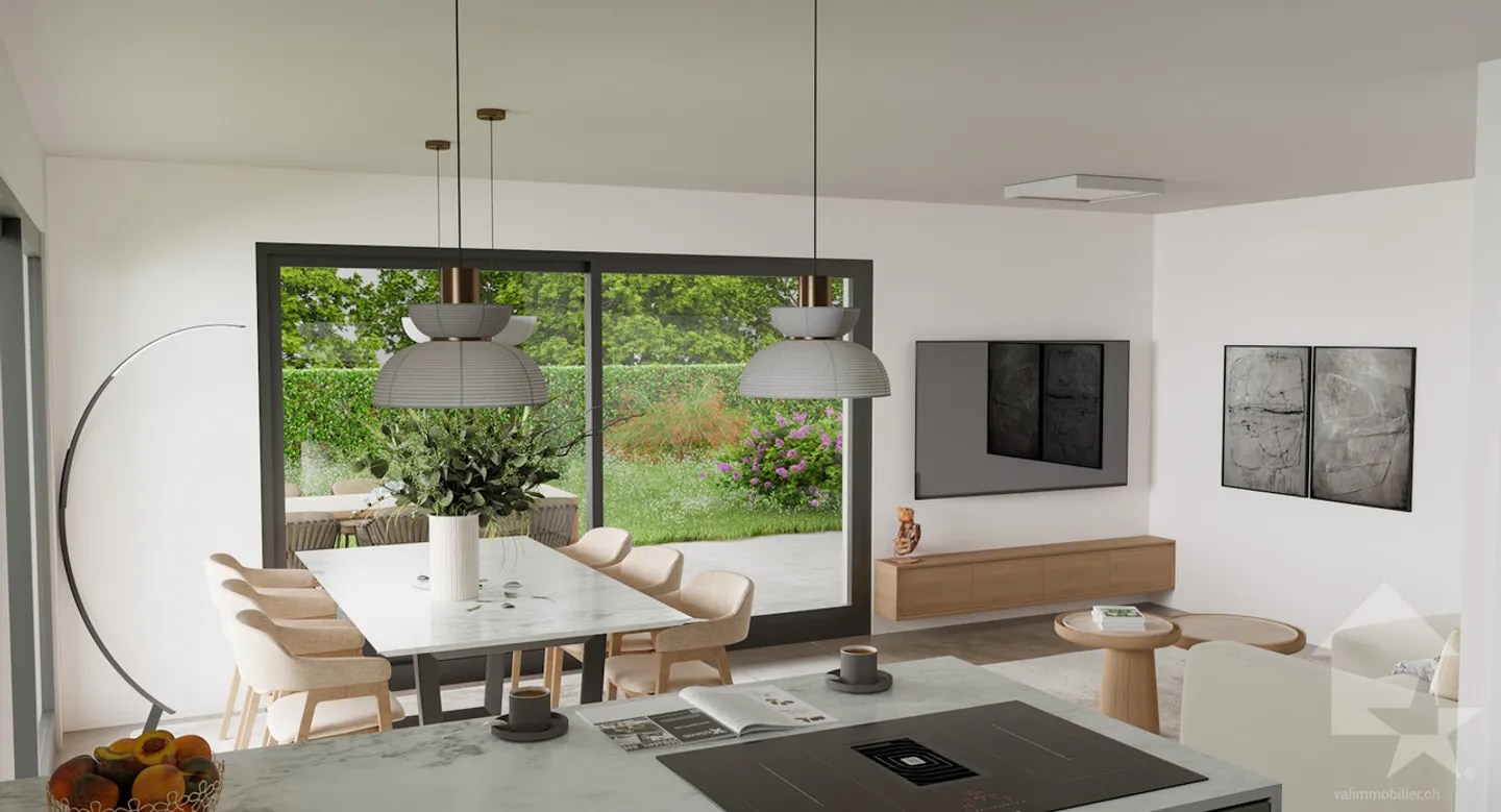 Collombey, new project of a 4.5-room villa - Photo 3 of 11