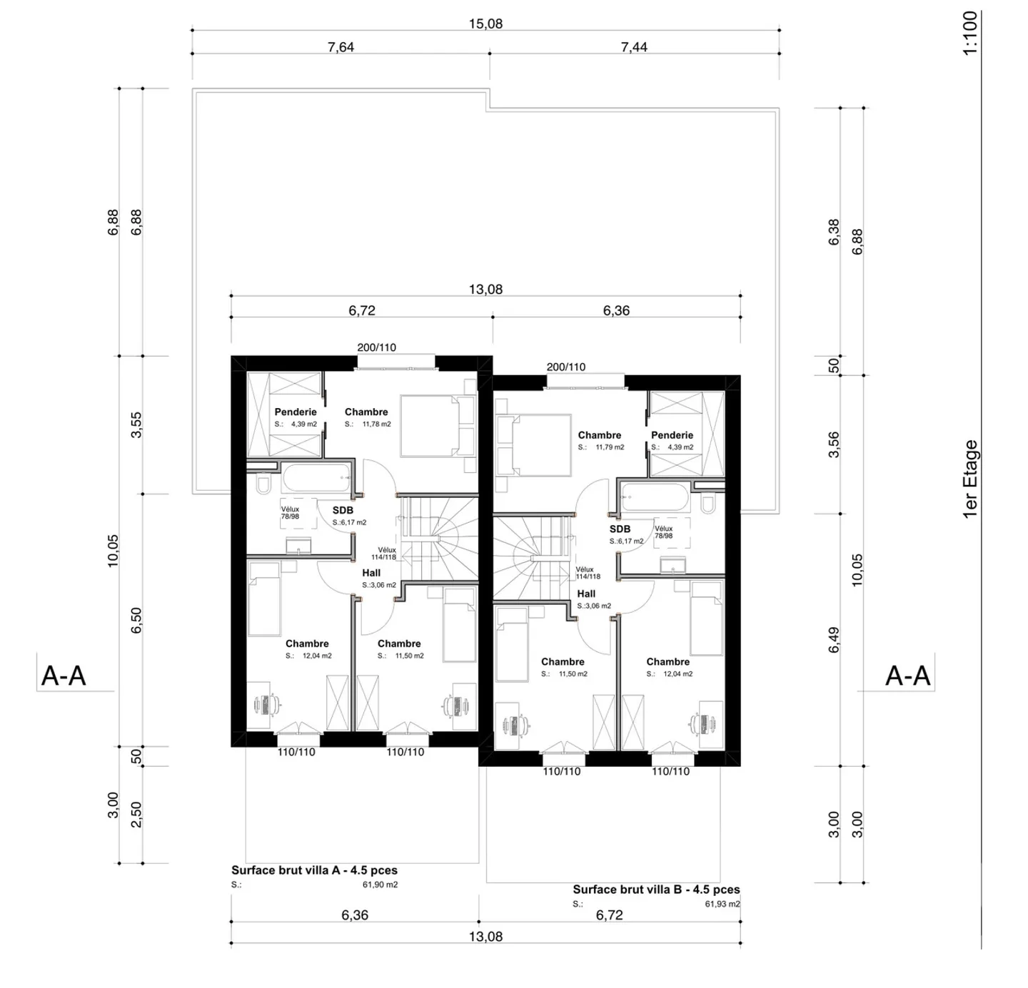 Collombey, new project of a 4.5-room villa - Photo 8 of 11