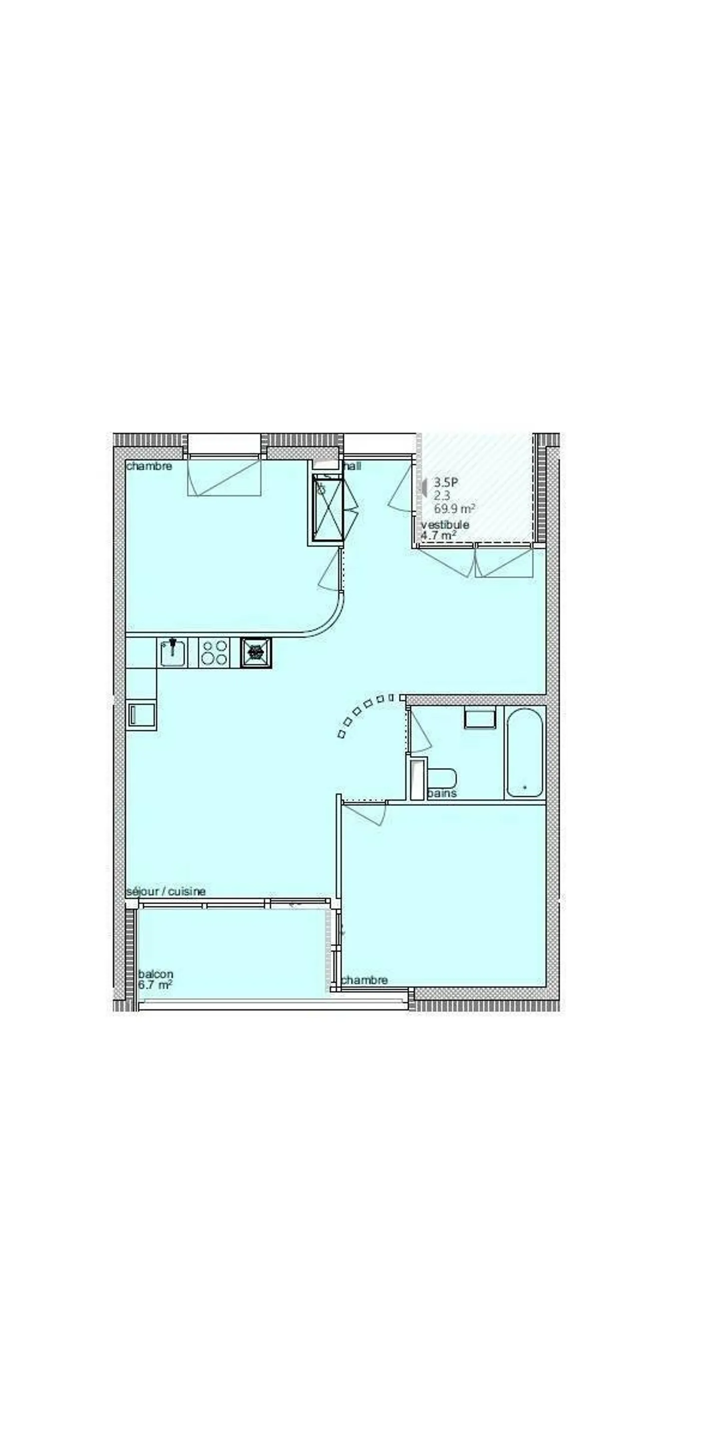 Nuova promozione "Silo Renaissance", nuovo appartamento di 3.5 stanze con balcone - Foto 4 di 6
