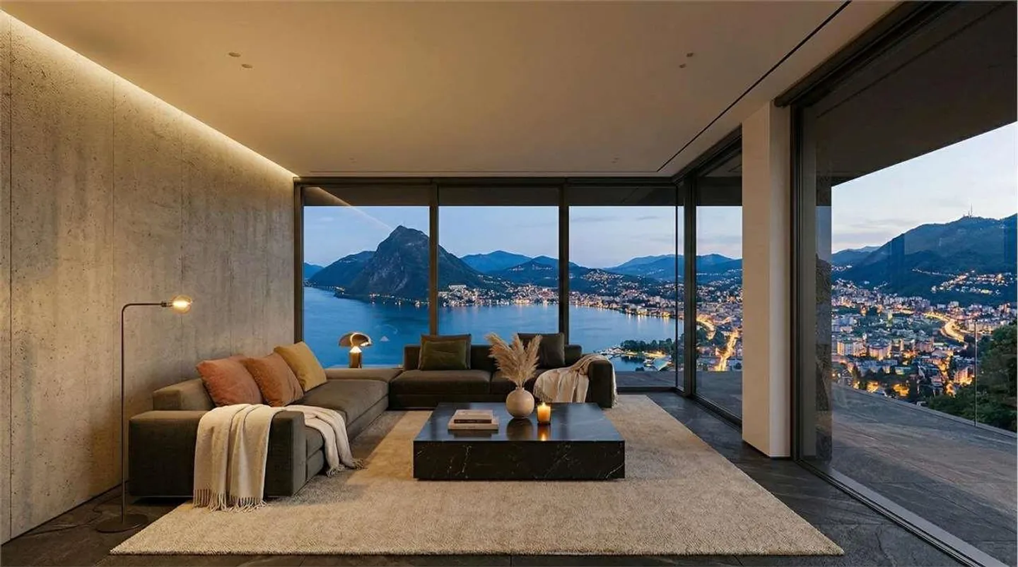 Massagno - Villa Unifamiliare con Piscina e vista lago - Photo 1 sur 3