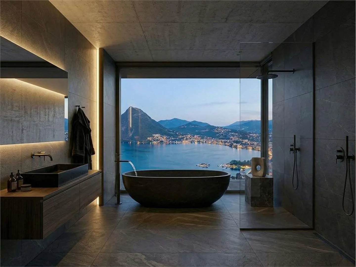 Massagno - Villa Unifamiliare con Piscina e vista lago - Photo 3 sur 3