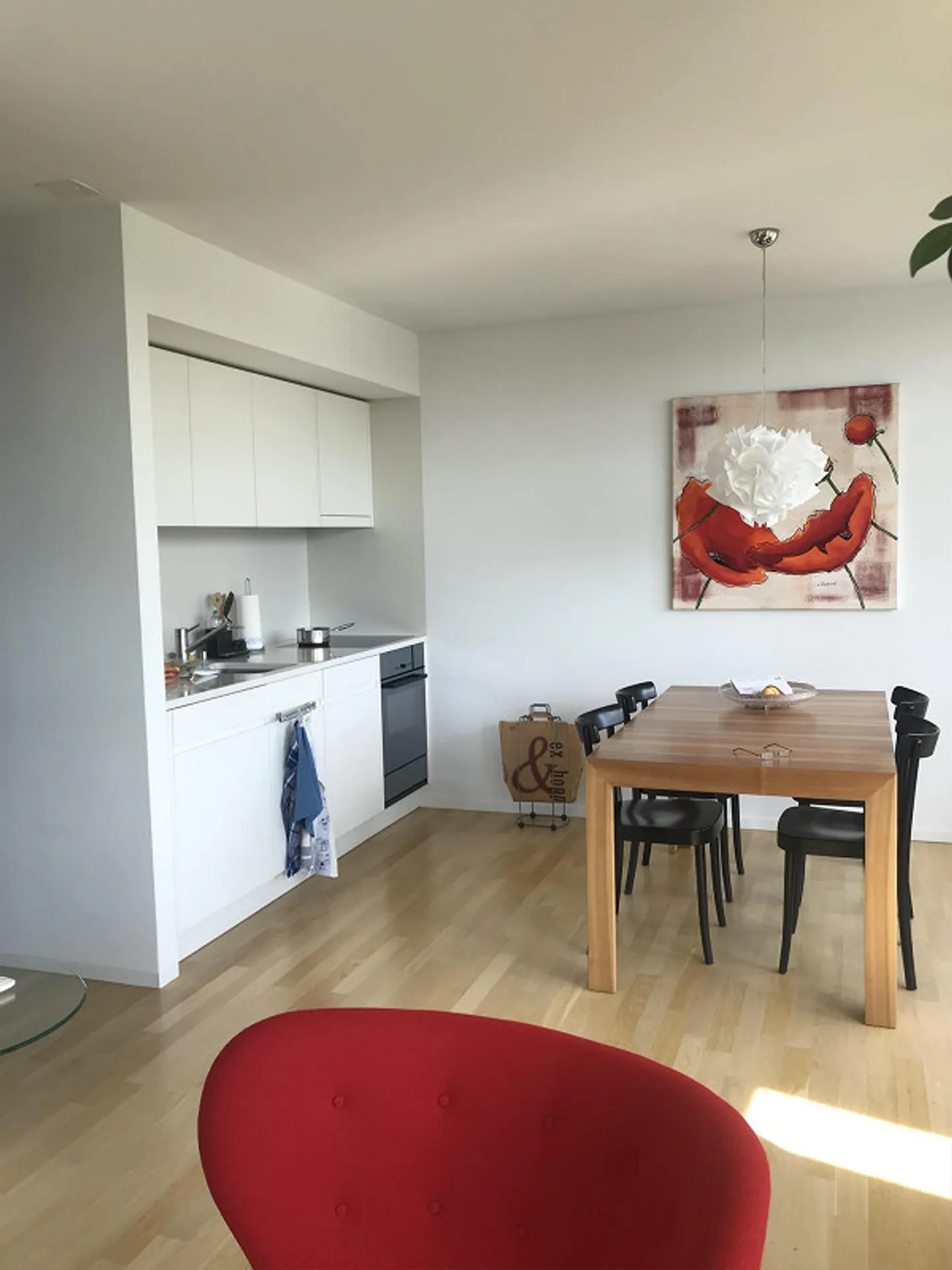 Furnished 2-room apartment with roof terrace in the ANFOS house - Photo 5 of 12