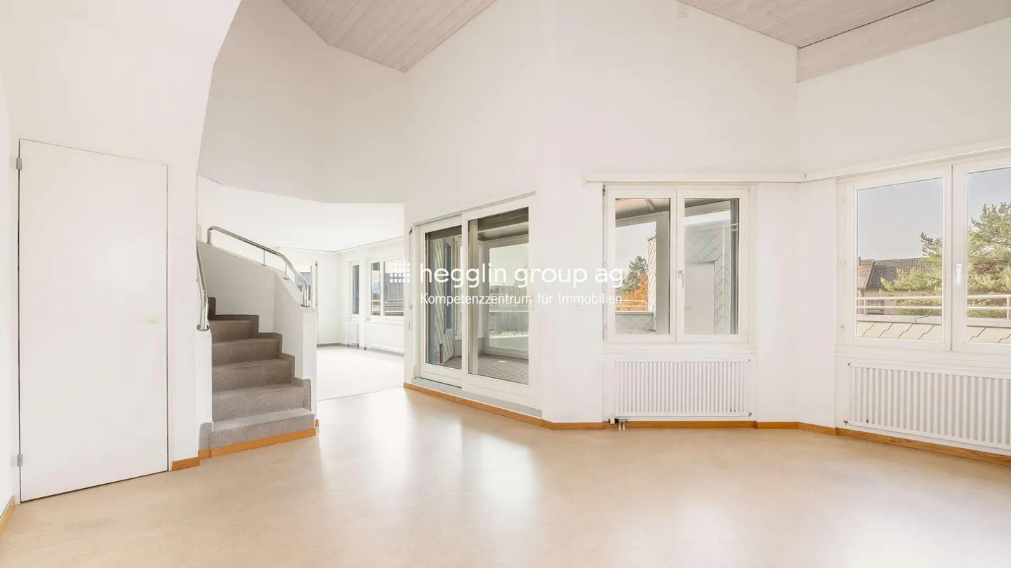 Attika-Maisonette über der Gewerbezone in Cham - Photo 7 sur 13