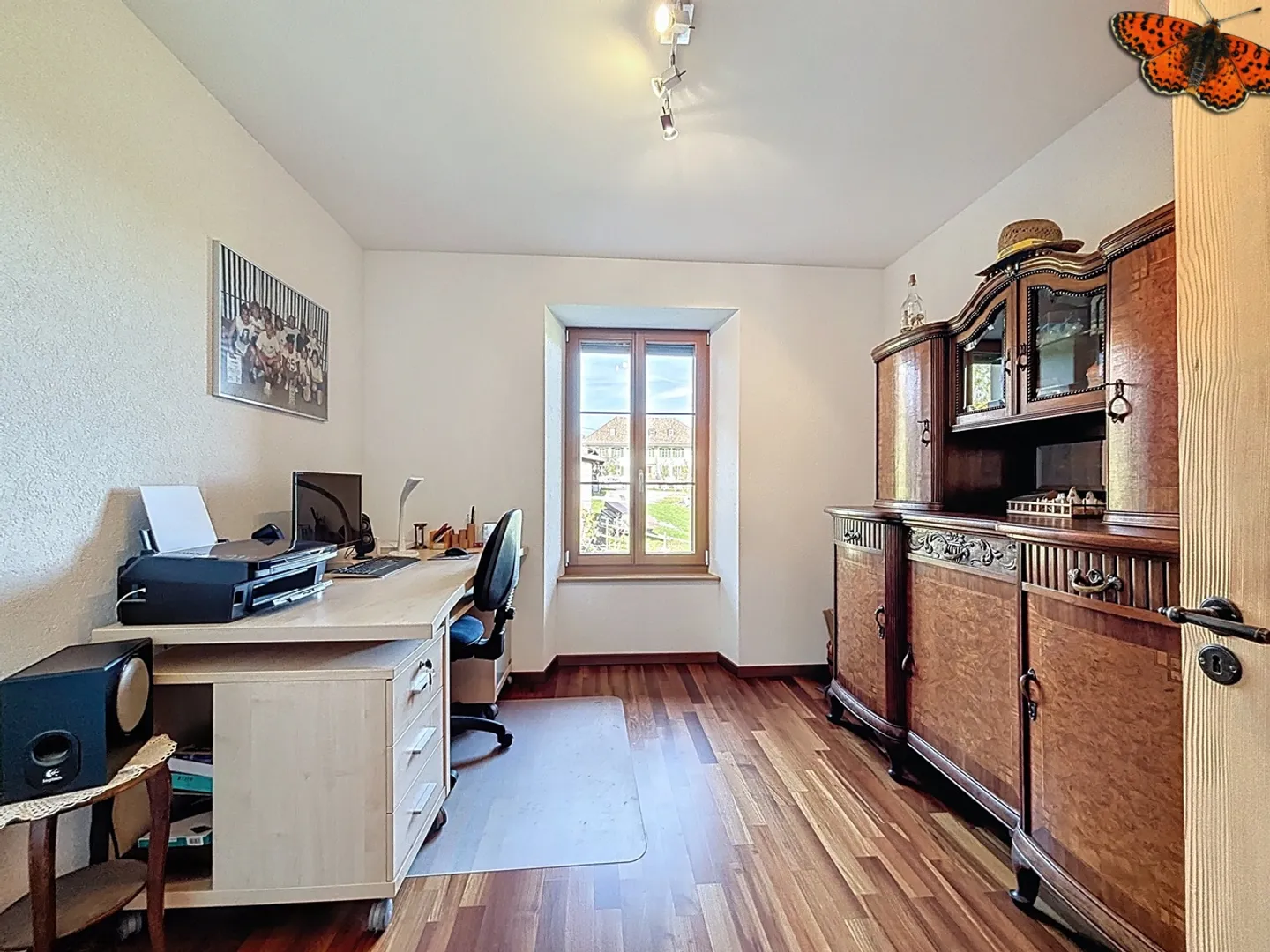 Superb 4.5-room apartment in a renovated farmhouse in Villarsiviriaux - Photo 7 of 14