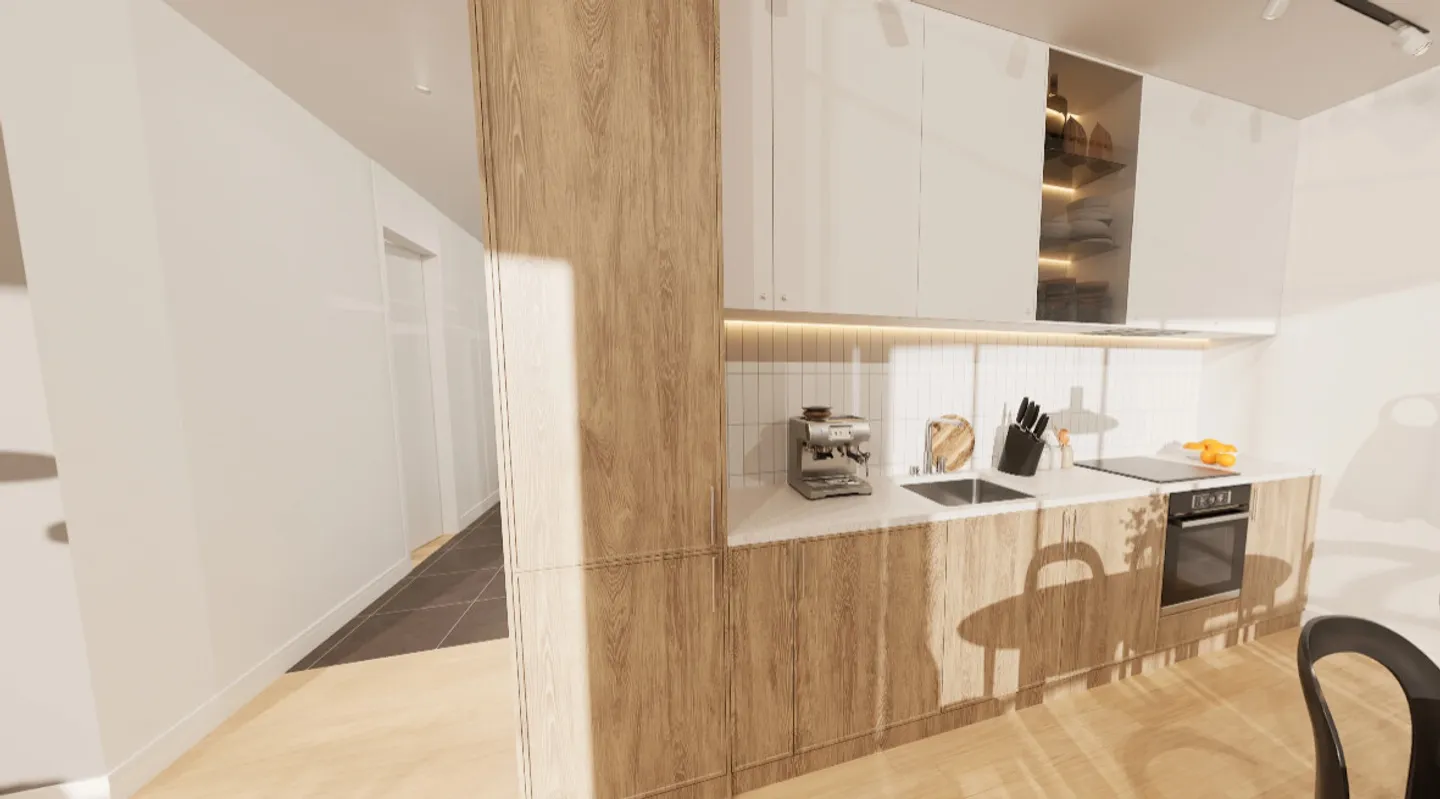Neubau-Dachwohnung: 4.5Zimmer mit Traumblick, Lift & Balkon - Foto 4 di 13